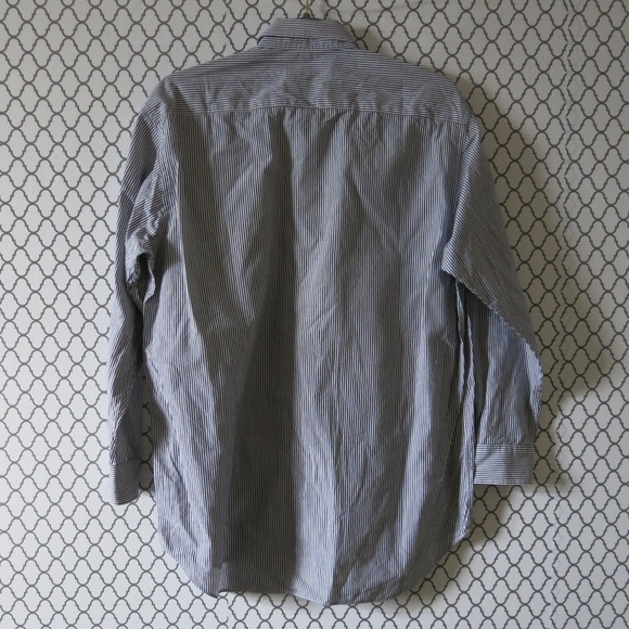 ICEBERG Long Sleeve Button Down Stripe Shirt Sz 39 - Picture 4 of 5